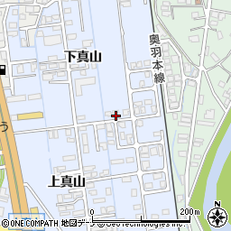 秋田県横手市横手町下真山68周辺の地図
