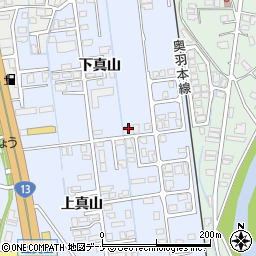 秋田県横手市横手町下真山68-1周辺の地図