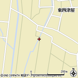 秋田県横手市大雄南四津屋周辺の地図