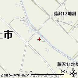 岩手県北上市藤沢（１１地割）周辺の地図