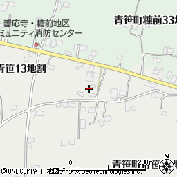 岩手県遠野市青笹町青笹１３地割19周辺の地図