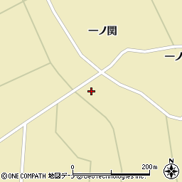 秋田県横手市大雄一ノ関南195周辺の地図