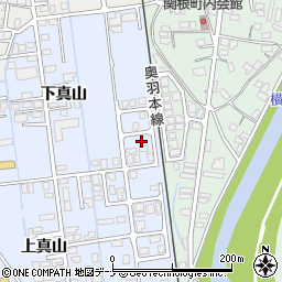 秋田県横手市横手町下真山93周辺の地図