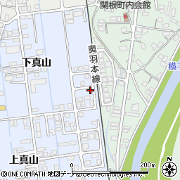 秋田県横手市横手町下真山93-4周辺の地図