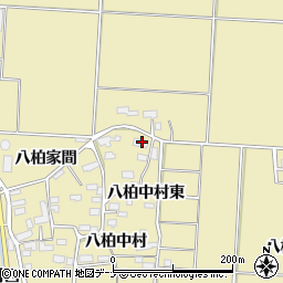 秋田県横手市大雄八柏家間16周辺の地図