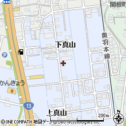 秋田県横手市横手町下真山62周辺の地図