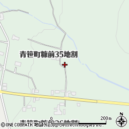 岩手県遠野市青笹町糠前３５地割周辺の地図