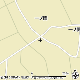 秋田県横手市大雄（一ノ関南）周辺の地図