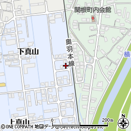 秋田県横手市横手町下真山93-1周辺の地図