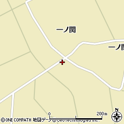 秋田県横手市大雄一ノ関南102周辺の地図