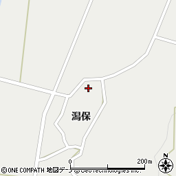 秋田県由利本荘市西目町西目潟保53周辺の地図