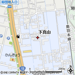 秋田県横手市横手町下真山23-4周辺の地図