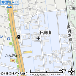 秋田県横手市横手町下真山23-4周辺の地図