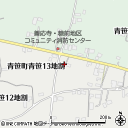 岩手県遠野市青笹町青笹１３地割35周辺の地図