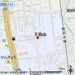 秋田県横手市横手町下真山60-4周辺の地図