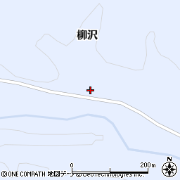 岩手県和賀郡西和賀町柳沢７０地割周辺の地図