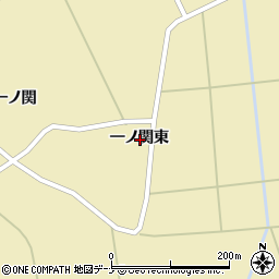 秋田県横手市大雄一ノ関東周辺の地図