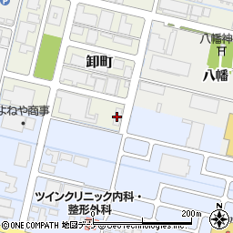 小田島商事横手営業所周辺の地図