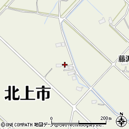 岩手県北上市藤沢（８地割）周辺の地図