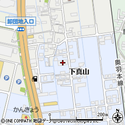 秋田県横手市横手町下真山26周辺の地図
