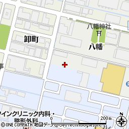 秋田県横手市八幡八幡163-2周辺の地図