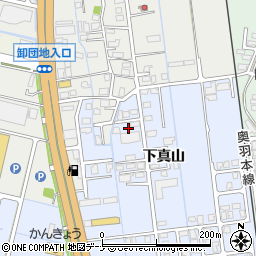 秋田県横手市横手町下真山30周辺の地図