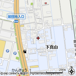 秋田県横手市横手町下真山32周辺の地図