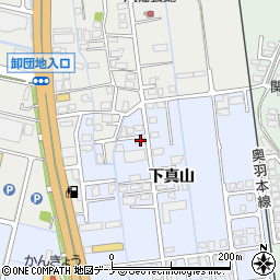 秋田県横手市横手町下真山29周辺の地図