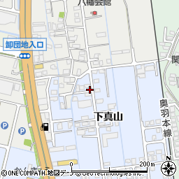 秋田県横手市横手町下真山34周辺の地図