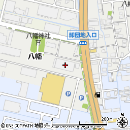 秋田県横手市八幡八幡130周辺の地図