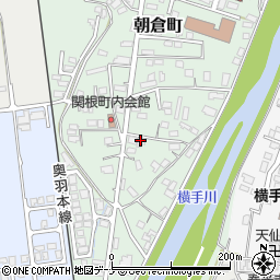 秋田県横手市朝倉町周辺の地図