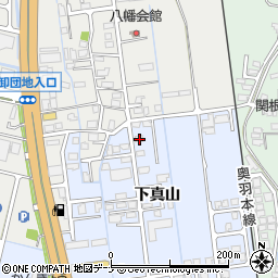 秋田県横手市横手町下真山45周辺の地図