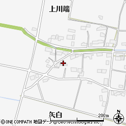 岩手県北上市二子町矢白46周辺の地図