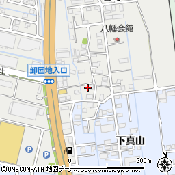 秋田県横手市八幡八幡153-1周辺の地図