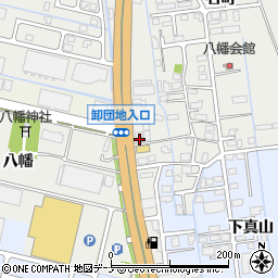 秋田県横手市八幡八幡223周辺の地図