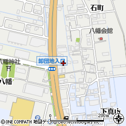 秋田県横手市八幡八幡227周辺の地図
