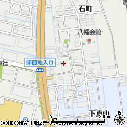 秋田県横手市八幡八幡147-1周辺の地図