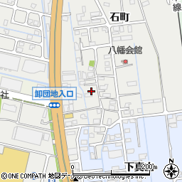 秋田県横手市八幡八幡147-5周辺の地図