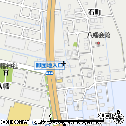 秋田県横手市八幡八幡229周辺の地図