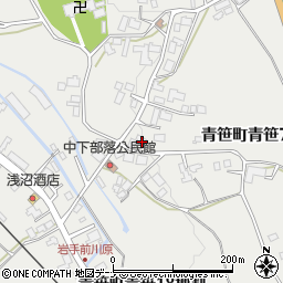 岩手県遠野市青笹町青笹７地割1周辺の地図