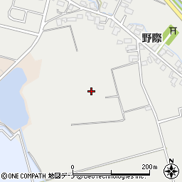 秋田県横手市赤川周辺の地図