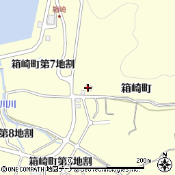 箱崎簡易郵便局周辺の地図