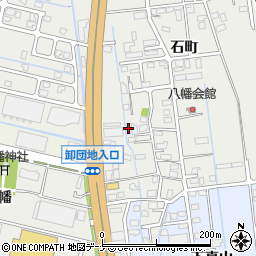 秋田県横手市八幡八幡147-2周辺の地図