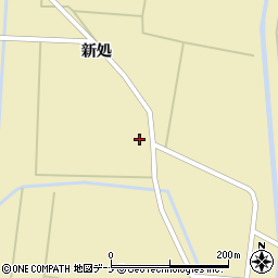 秋田県横手市大雄新処131周辺の地図