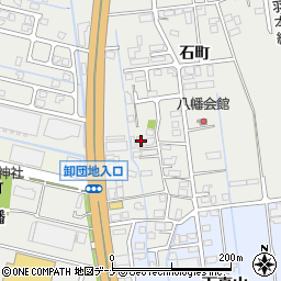 秋田県横手市八幡八幡147-19周辺の地図