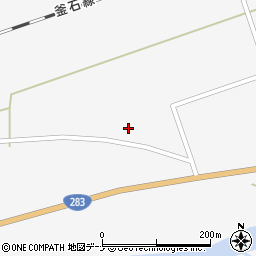 岩手県遠野市綾織町下綾織（１７地割）周辺の地図