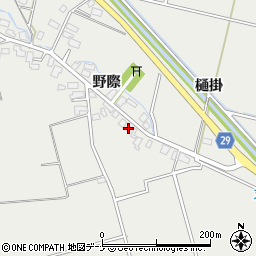 秋田県横手市赤川野際46-5周辺の地図