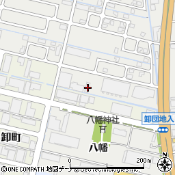 秋田県横手市八幡八幡41-1周辺の地図