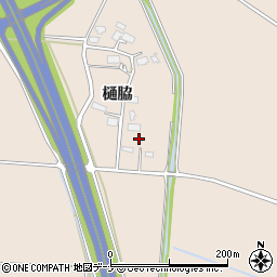 秋田県横手市猪岡樋脇18周辺の地図