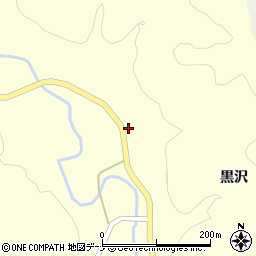 秋田県由利本荘市東由利宿黒沢13周辺の地図